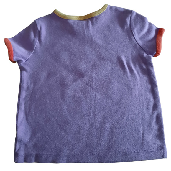 Bundle of 2 Children's Place Size 3T Girl Short Sleeve Blue Purple Tops - Picture 8 of 10